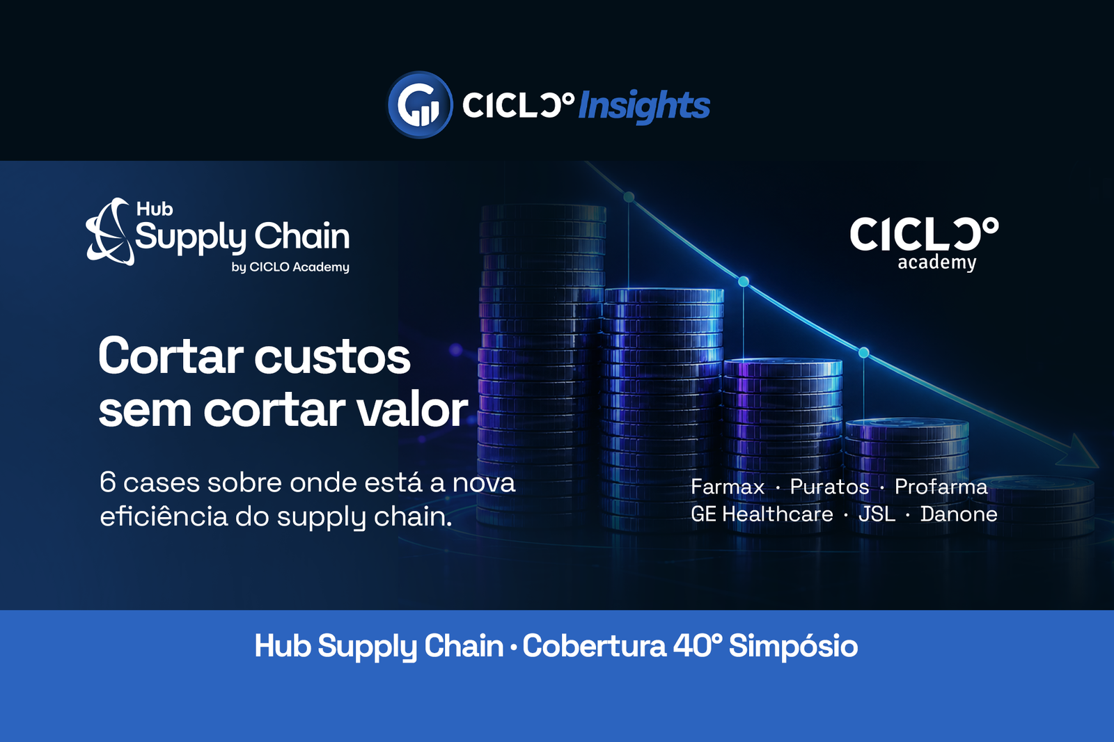 Cortar custos sem cortar valor: onde está a nova eficiência do supply chain?